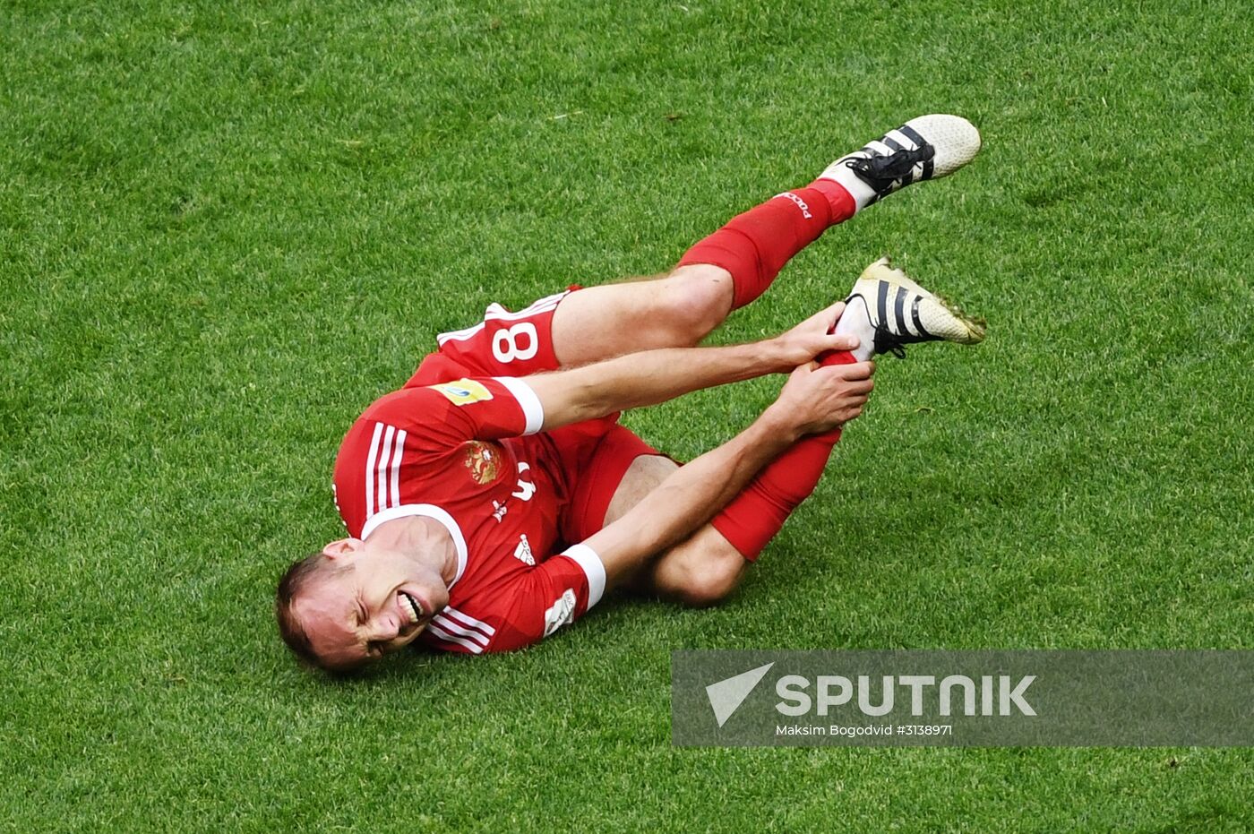 Football. 2017 FIFA Confederations Cup. Mexico vs. Russia