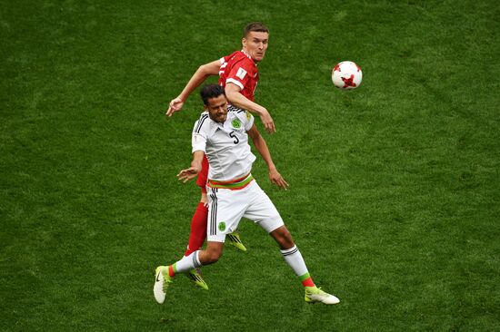 Football. 2017 FIFA Confederations Cup. Mexico vs. Russia