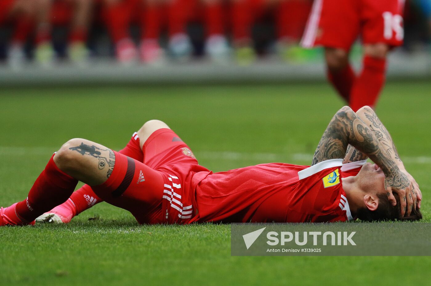 Football. 2017 FIFA Confederations Cup. Mexico vs. Russia