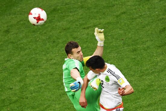 Football. 2017 FIFA Confederations Cup. Mexico vs. Russia