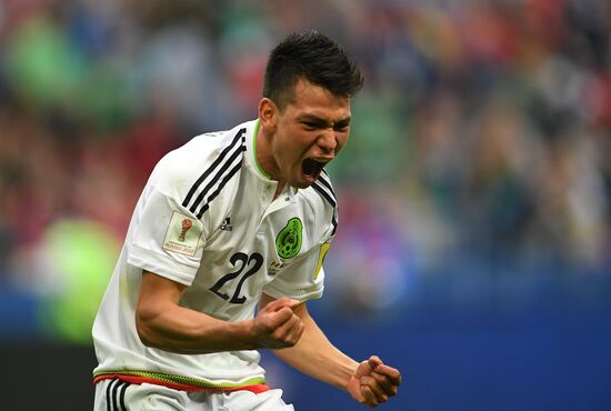 Football. 2017 FIFA Confederations Cup. Mexico vs. Russia