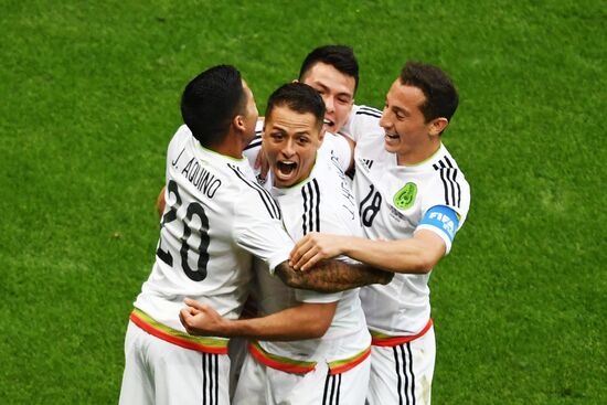 Football. 2017 FIFA Confederations Cup. Mexico vs. Russia