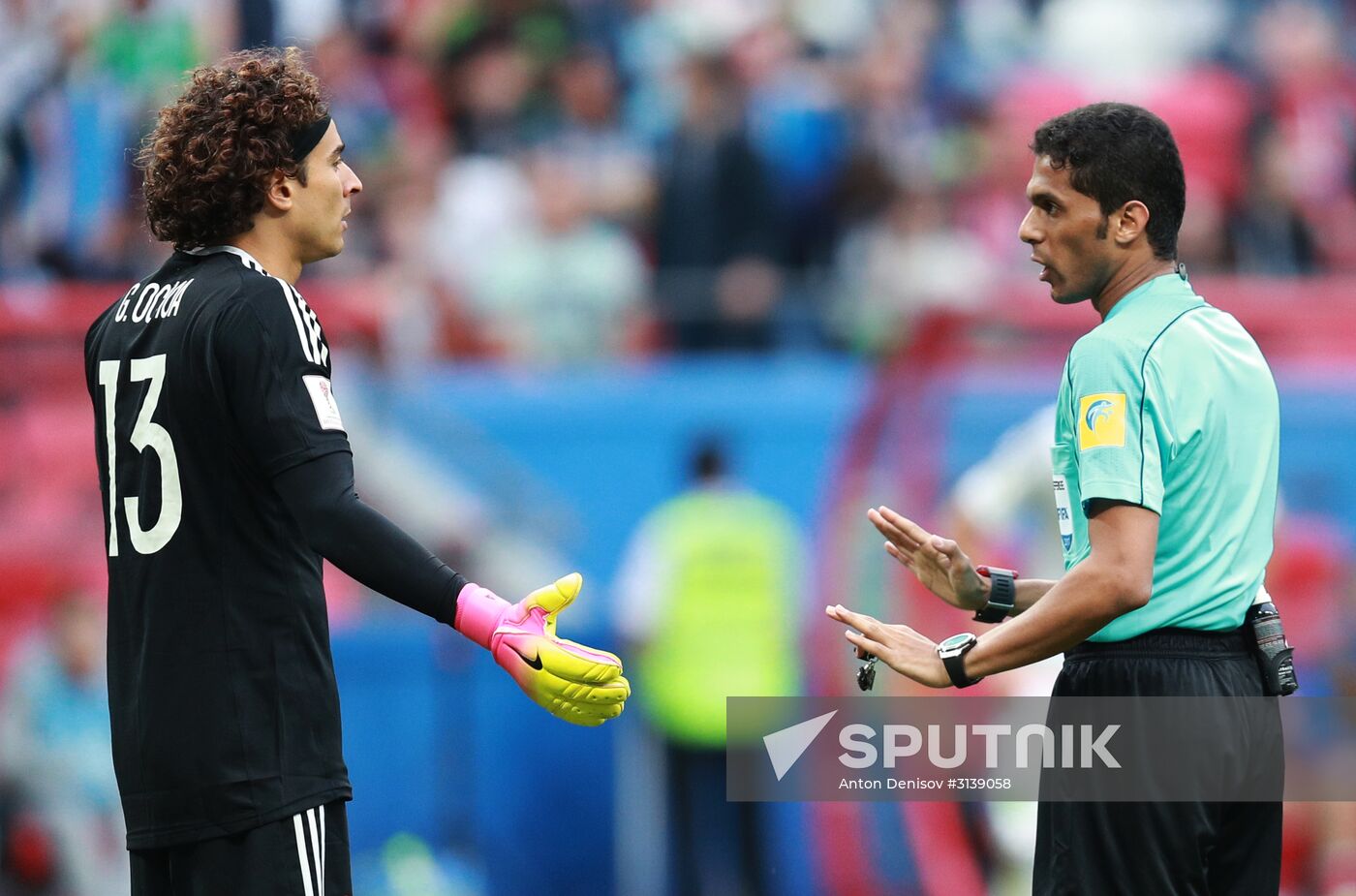 Football. 2017 FIFA Confederations Cup. Mexico vs. Russia