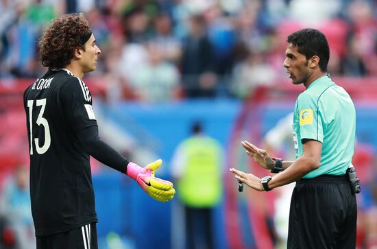 Football. 2017 FIFA Confederations Cup. Mexico vs. Russia