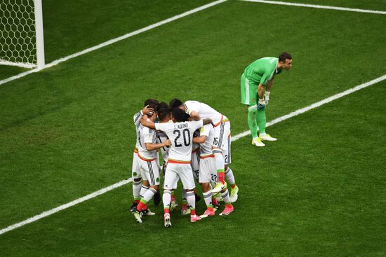 Football. 2017 FIFA Confederations Cup. Mexico vs. Russia