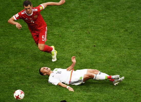 Football. 2017 FIFA Confederations Cup. Mexico vs. Russia