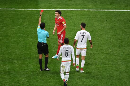 Football. 2017 FIFA Confederations Cup. Mexico vs. Russia