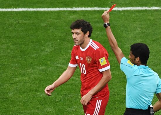 Football. 2017 FIFA Confederations Cup. Mexico vs. Russia