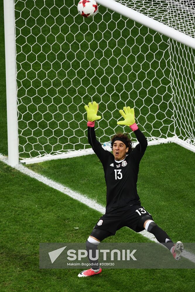 Football. 2017 FIFA Confederations Cup. Mexico vs. Russia