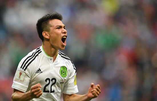 Football. 2017 FIFA Confederations Cup. Mexico vs. Russia