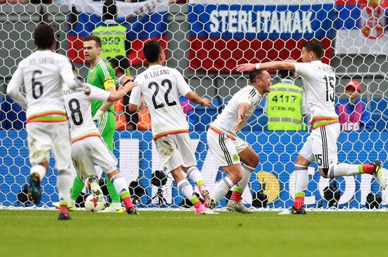 Football. 2017 FIFA Confederations Cup. Mexico vs. Russia