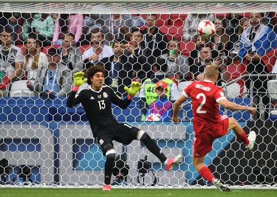 Football. 2017 FIFA Confederations Cup. Mexico vs. Russia