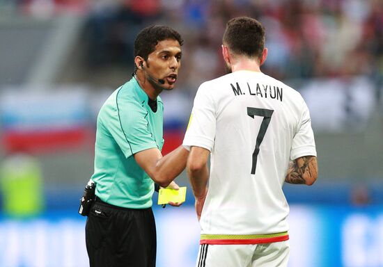 Football. 2017 FIFA Confederations Cup. Mexico vs. Russia