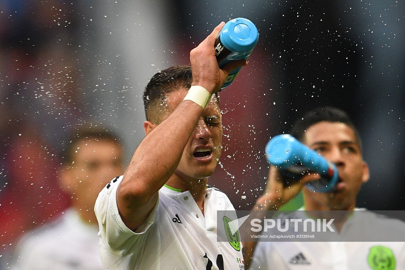 Football. 2017 FIFA Confederations Cup. Mexico vs. Russia