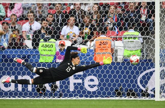 Football. 2017 FIFA Confederations Cup. Mexico vs. Russia