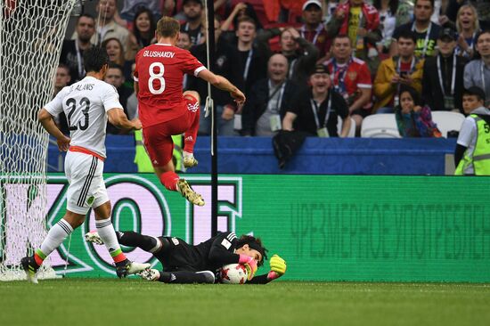 Football. 2017 FIFA Confederations Cup. Mexico vs. Russia