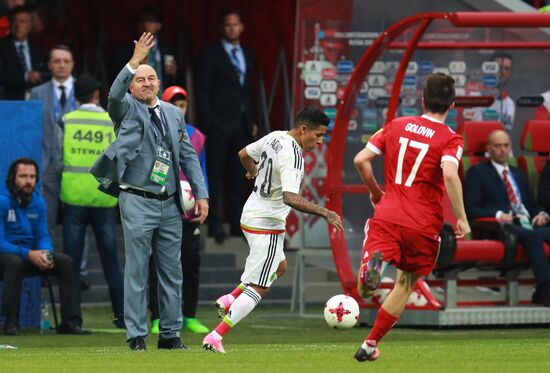 Football. 2017 FIFA Confederations Cup. Mexico vs. Russia