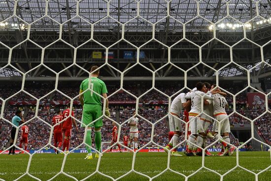 Football. 2017 FIFA Confederations Cup. Mexico vs. Russia