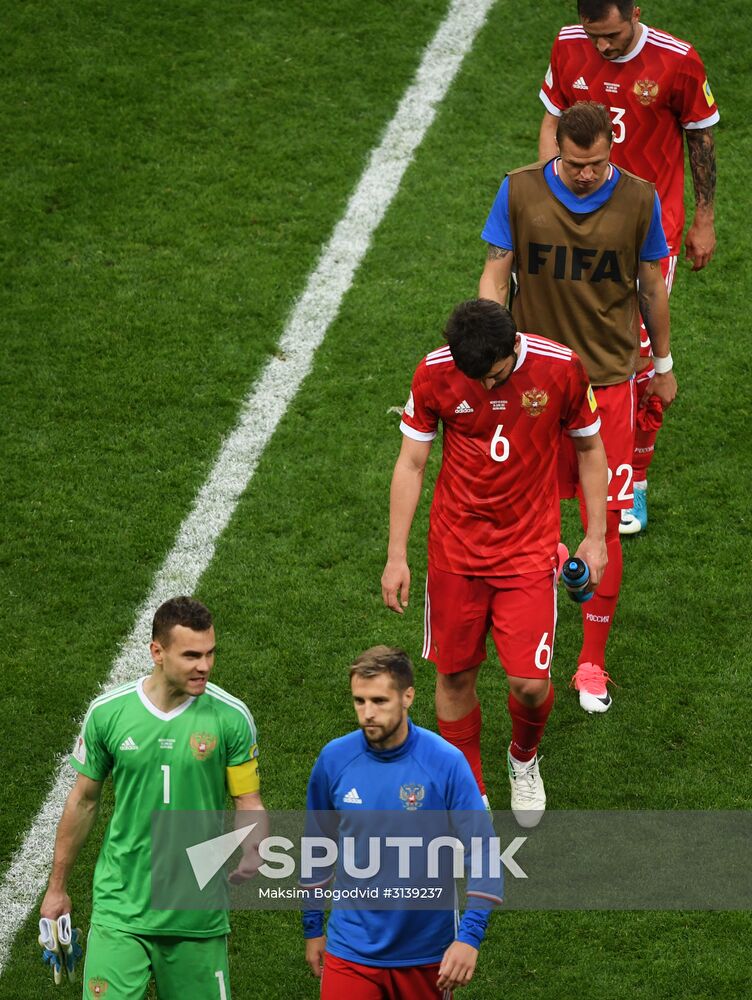 Football. 2017 FIFA Confederations Cup. Mexico vs. Russia