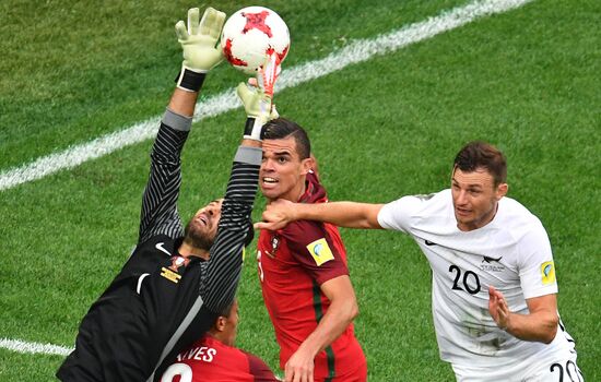 Football. 2017 FIFA Confederations Cup. New Zealand vs. Portugal