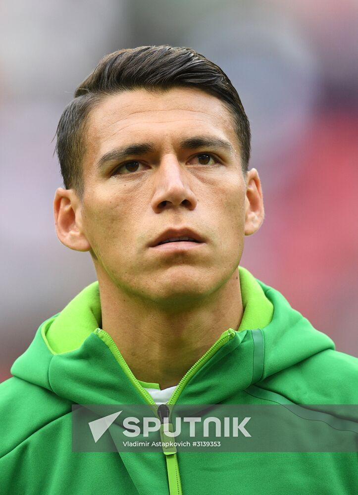 Football. 2017 FIFA Confederations Cup. Mexico vs. Russia