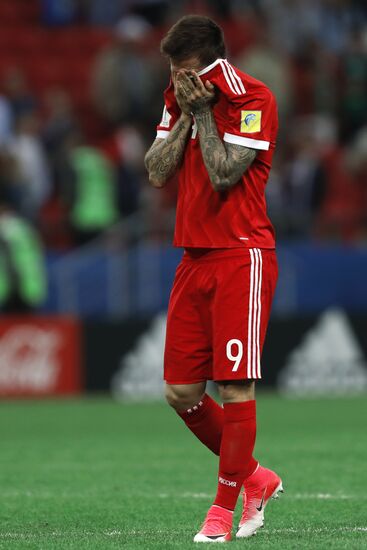 Football. 2017 FIFA Confederations Cup. Mexico vs. Russia
