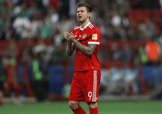 Football. 2017 FIFA Confederations Cup. Mexico vs. Russia