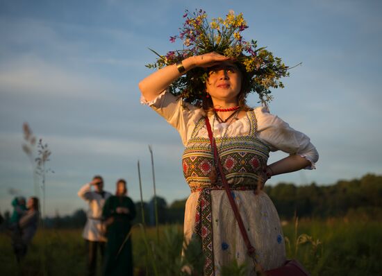 Midsummer Day celebrated outside Moscow