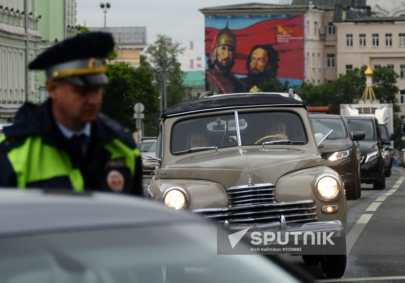 Bosch Moskau Klassik vintage car rally
