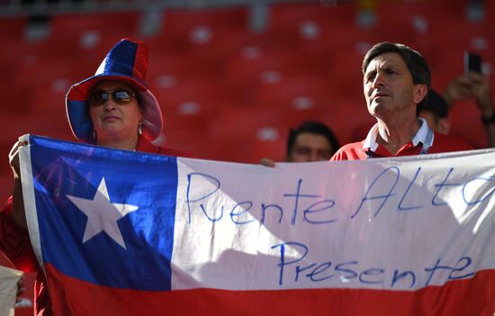 Football. 2017 FIFA Confederations Cup. Chile vs. Australia