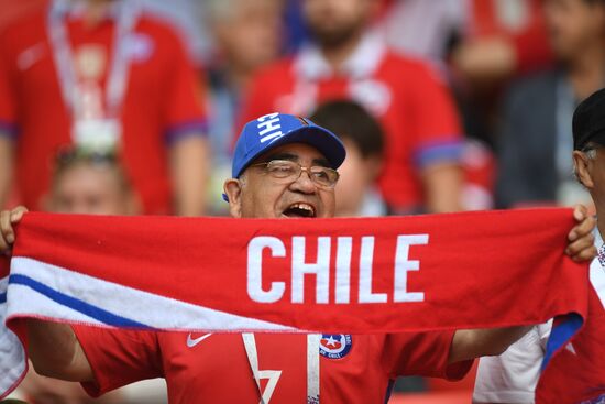 Football. 2017 FIFA Confederations Cup. Chile vs. Australia