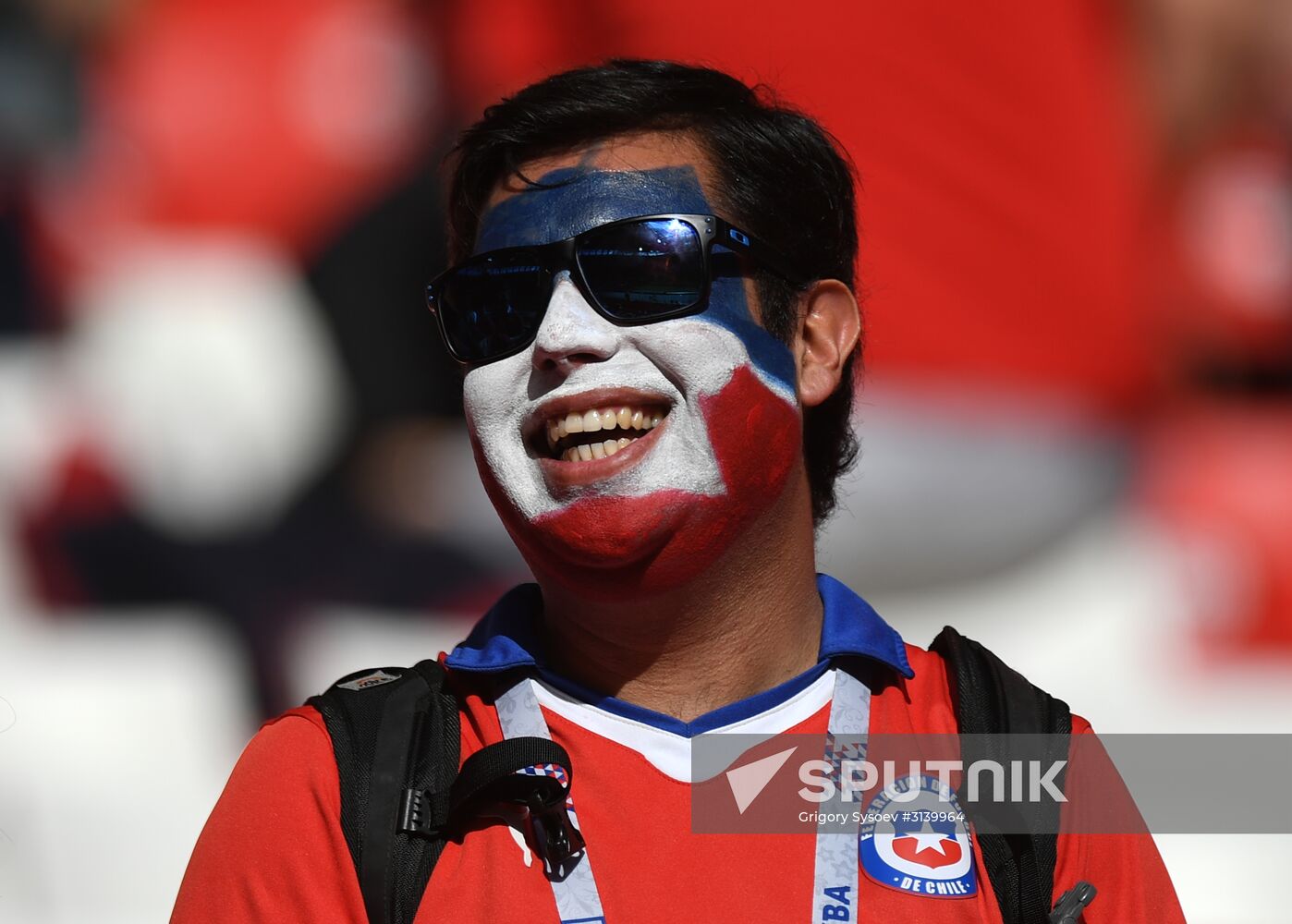 Football. 2017 FIFA Confederations Cup. Chile vs. Australia