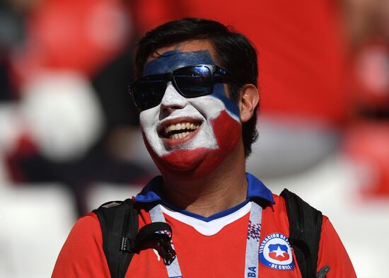 Football. 2017 FIFA Confederations Cup. Chile vs. Australia