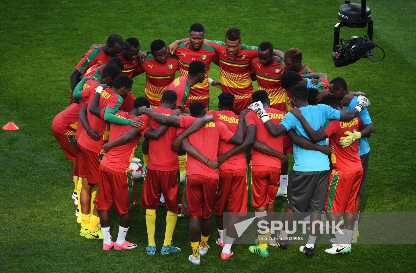 Football. 2017 FIFA Confederations Cup. Germany vs. Cameroon