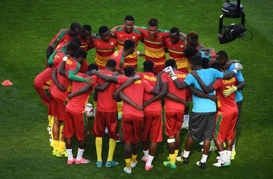 Football. 2017 FIFA Confederations Cup. Germany vs. Cameroon