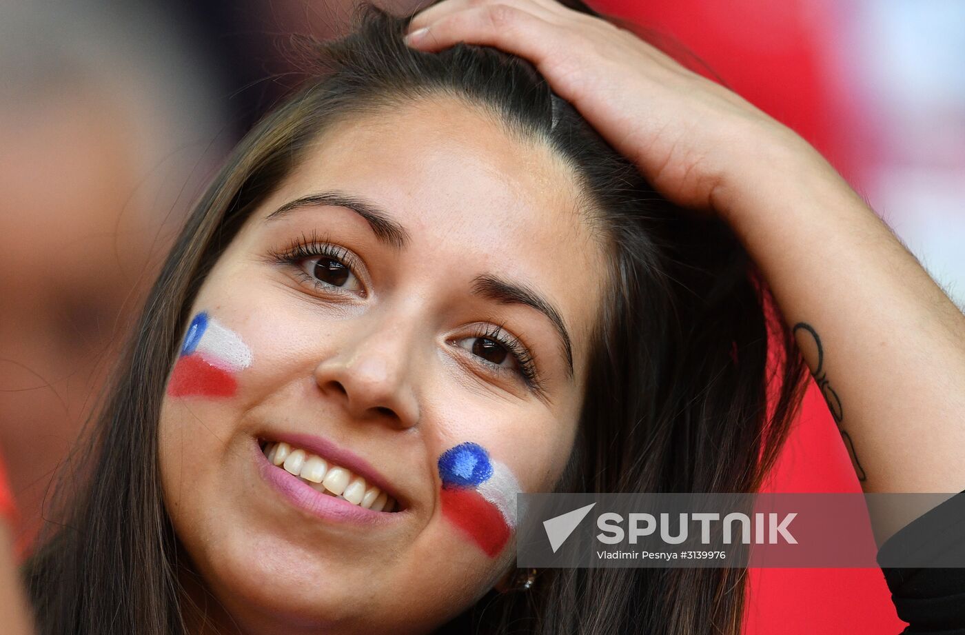 Football. 2017 FIFA Confederations Cup. Chile vs. Australia