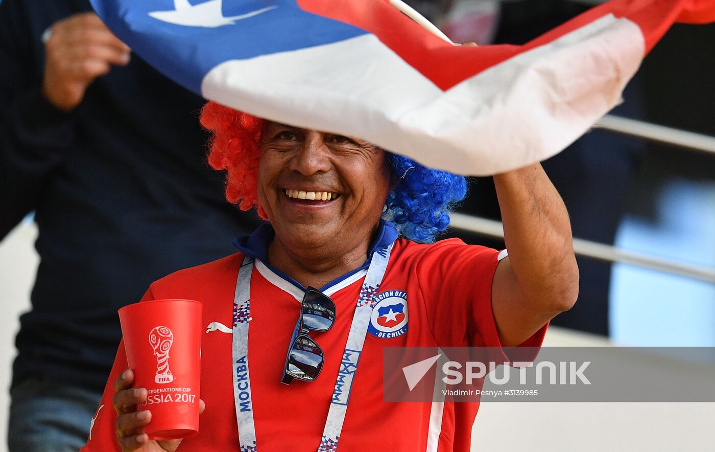 Football. 2017 FIFA Confederations Cup. Chile vs. Australia