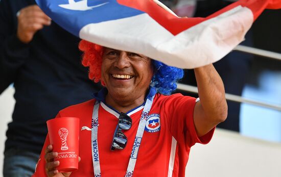 Football. 2017 FIFA Confederations Cup. Chile vs. Australia