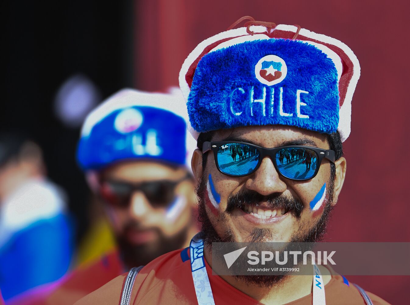 Football. 2017 FIFA Confederations Cup. Chile vs. Australia