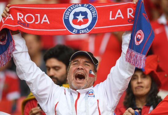 Football. 2017 FIFA Confederations Cup. Chile vs. Australia