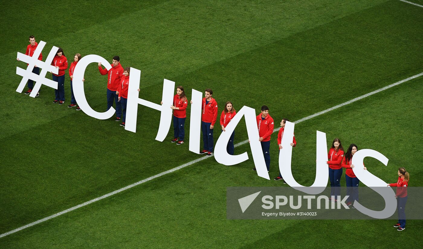 Football. 2017 FIFA Confederations Cup. Chile vs. Australia