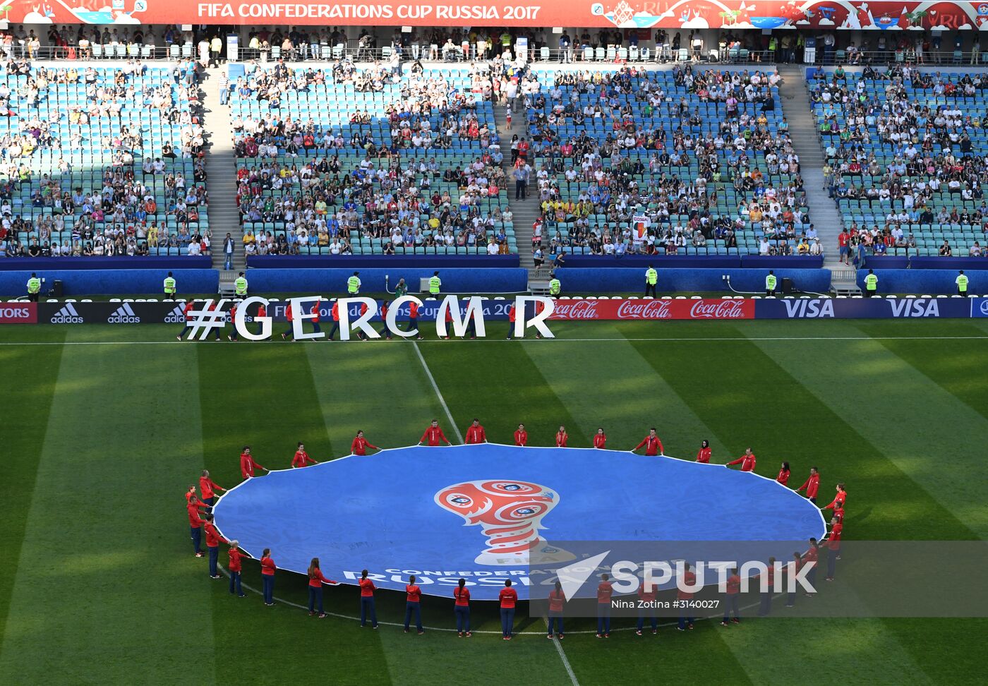 Football. 2017 FIFA Confederations Cup. Germany vs. Cameroon