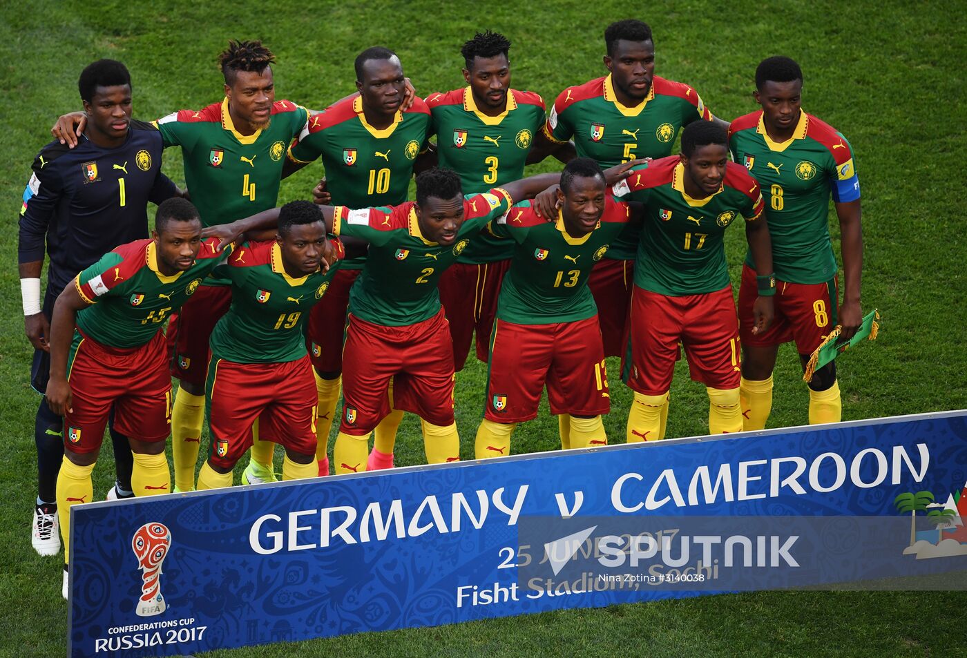 Football. 2017 FIFA Confederations Cup. Germany vs. Cameroon