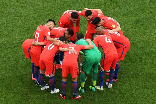 Football. 2017 FIFA Confederations Cup. Chile vs. Australia