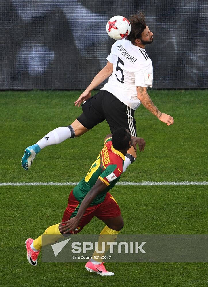 Football. 2017 FIFA Confederations Cup. Germany vs. Cameroon