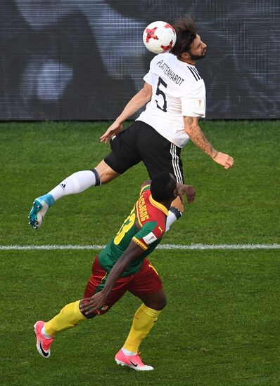 Football. 2017 FIFA Confederations Cup. Germany vs. Cameroon