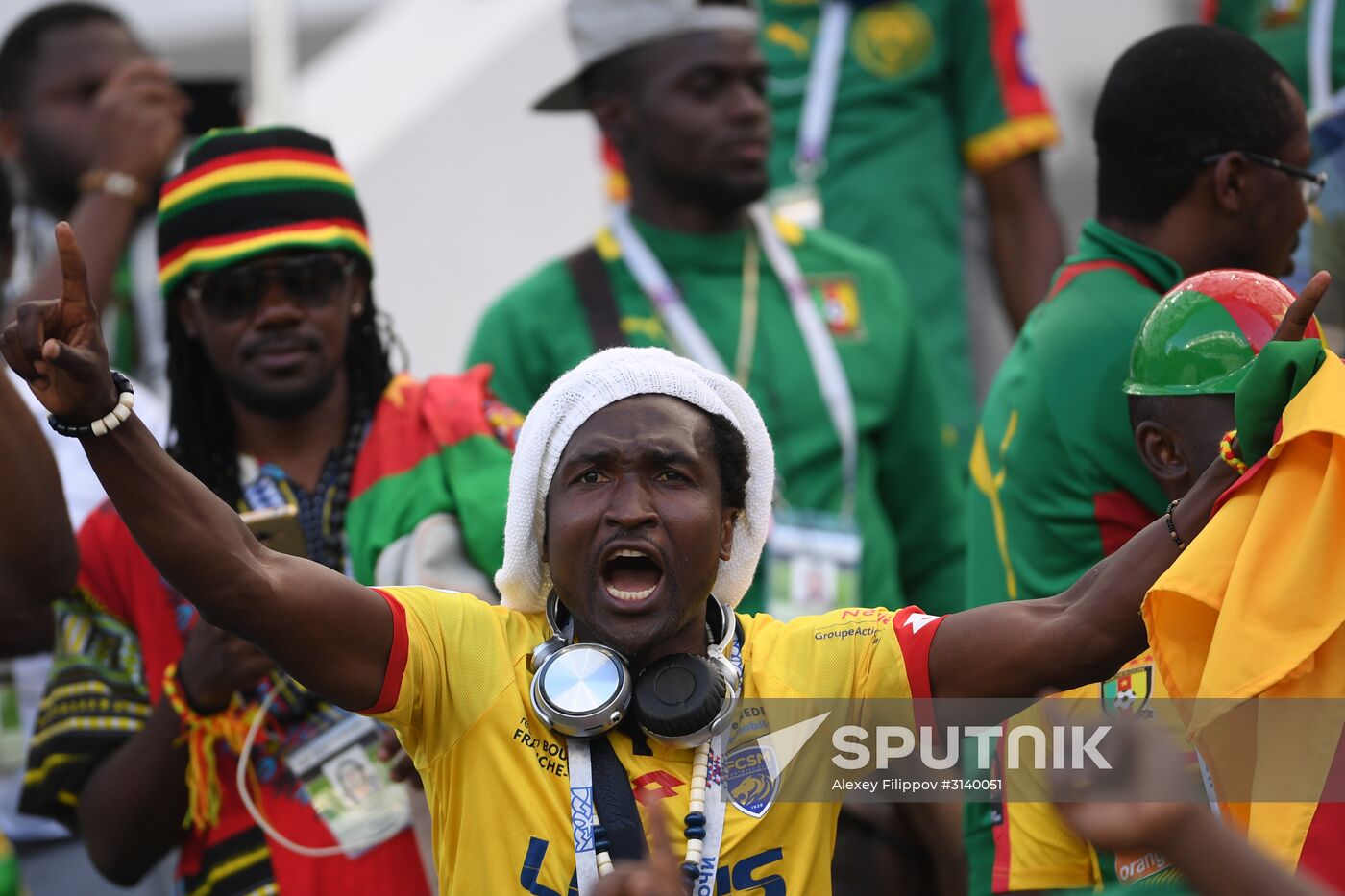 Football. 2017 FIFA Confederations Cup. Germany vs. Cameroon