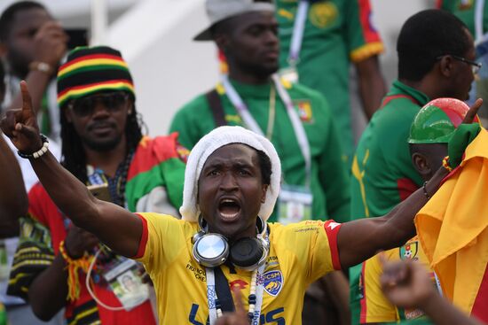 Football. 2017 FIFA Confederations Cup. Germany vs. Cameroon