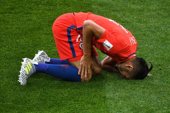 Football. 2017 FIFA Confederations Cup. Chile vs. Australia