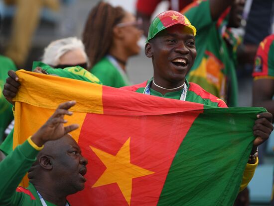 Football. 2017 FIFA Confederations Cup. Germany vs. Cameroon